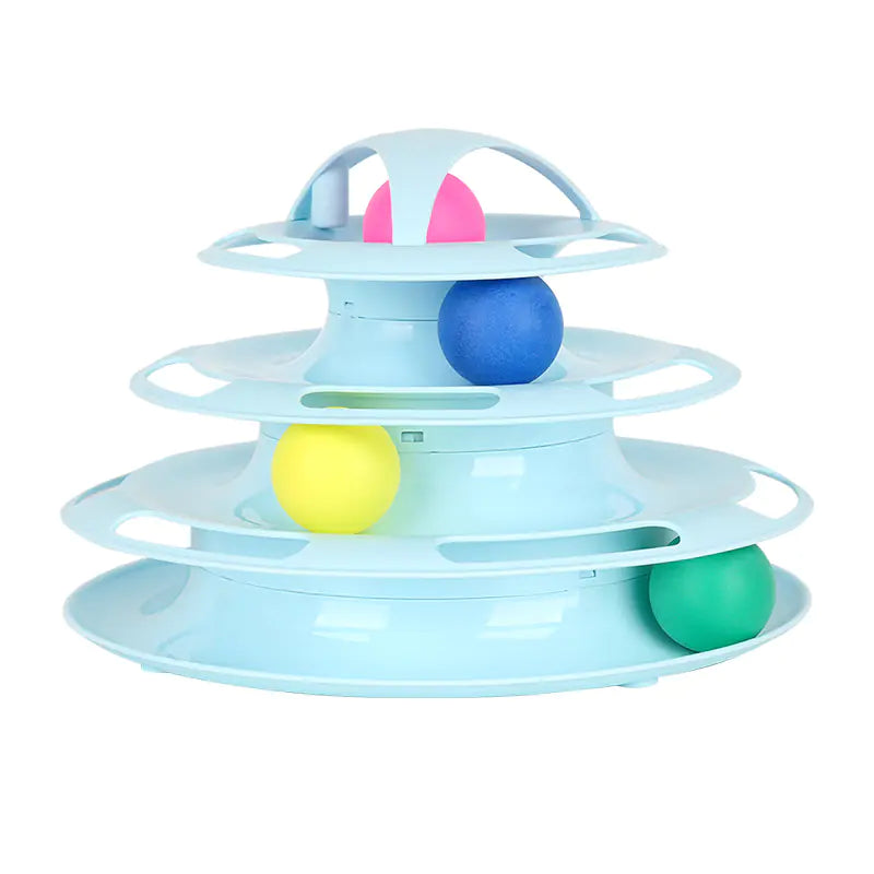 4-Tier Cat Toy Carousel Cat Products
