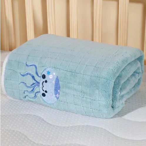 Small Animal Bath Towel with Embroidery 27.5"x55.1"