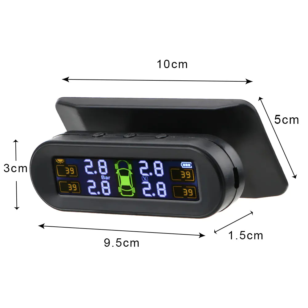 Solar Tire Pressure Monitoring System for Cars