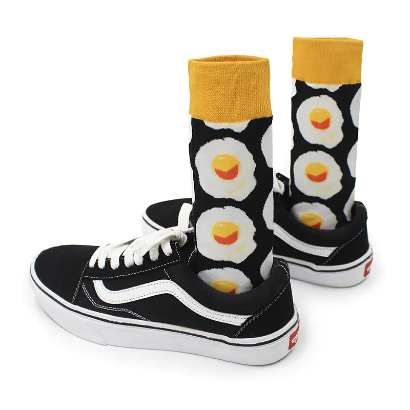 Food Series Socks - Avocado and Egg Design
