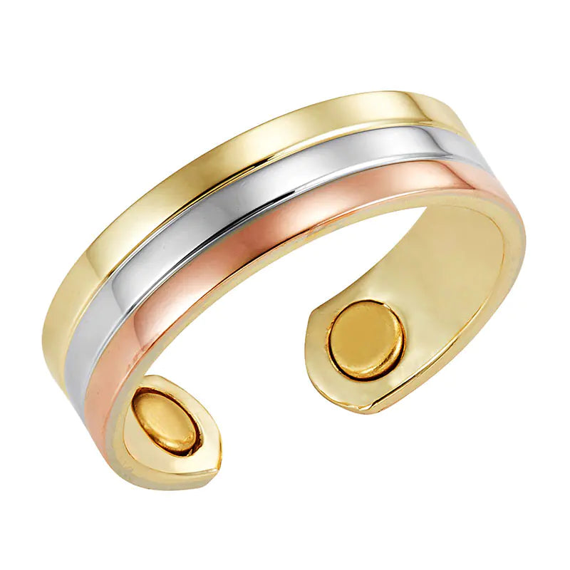 Violet Brand Copper Magnetic Ring - Red and Purple Copper