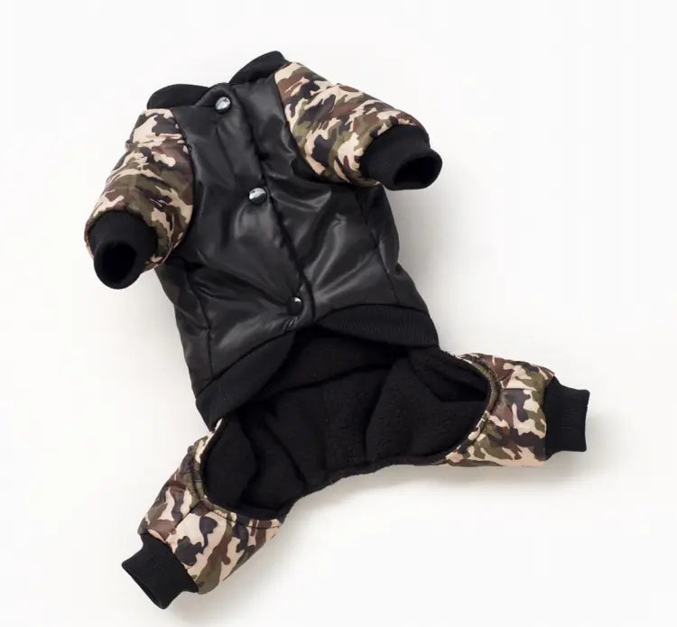 Camouflage FBI Pet Jumpsuit for Dogs (Chihuahua, Teddy)