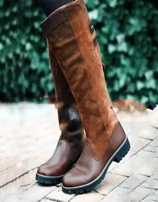 Autumn Women's Flat Sleeve High Boots Size 40-43