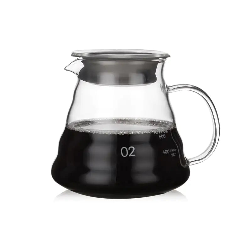 High-Temperature Resistant Glass Coffee Pot
