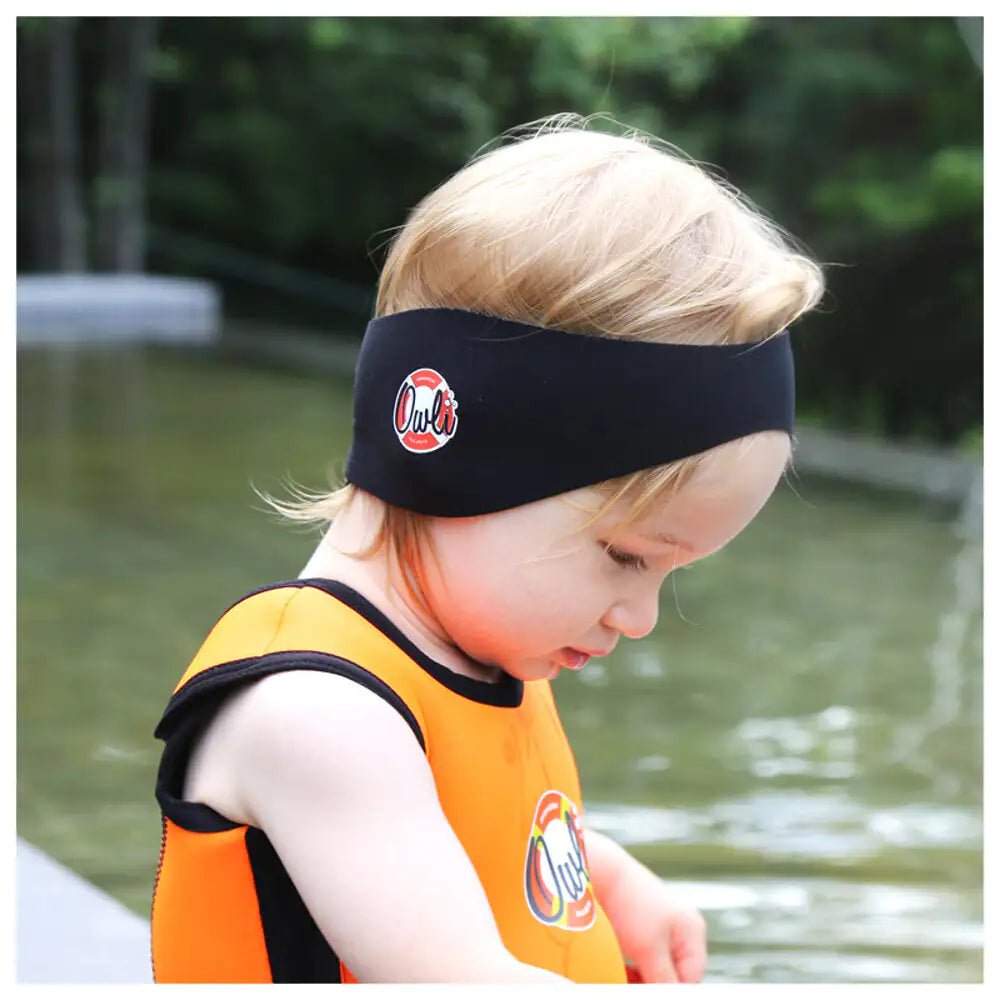 Swimwarm Ear Band, Baby, Black