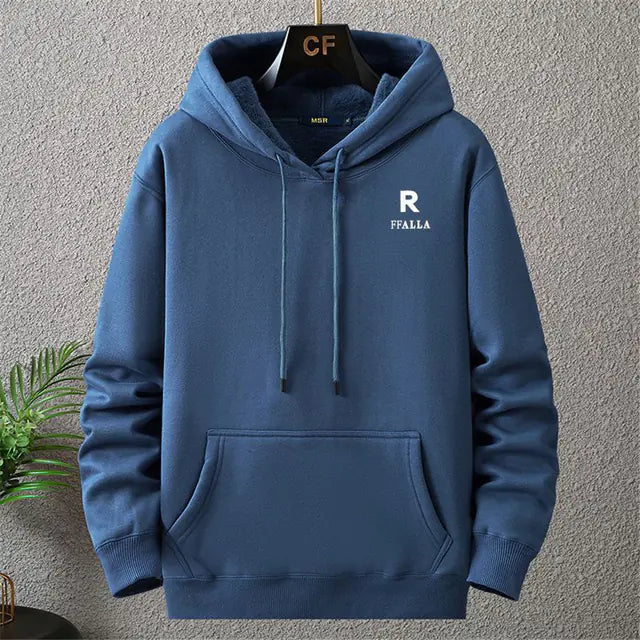 Men's Plus Size Fleece Pullover Hooded Sweatshirt