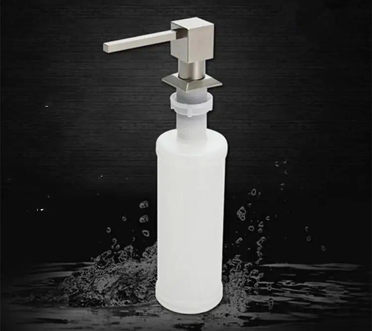 Square Deck Mounted Kitchen Soap Dispenser