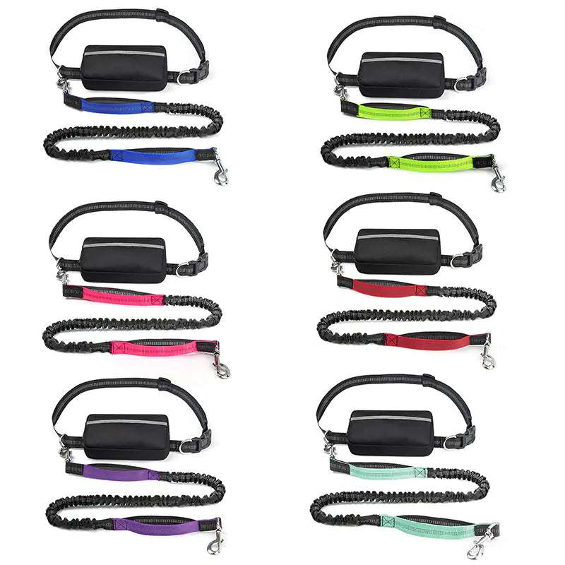Cross-Border Pet Running Waist Bag with Leash