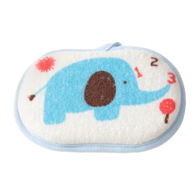 Baby Bath Cotton and Sponge for Newborns