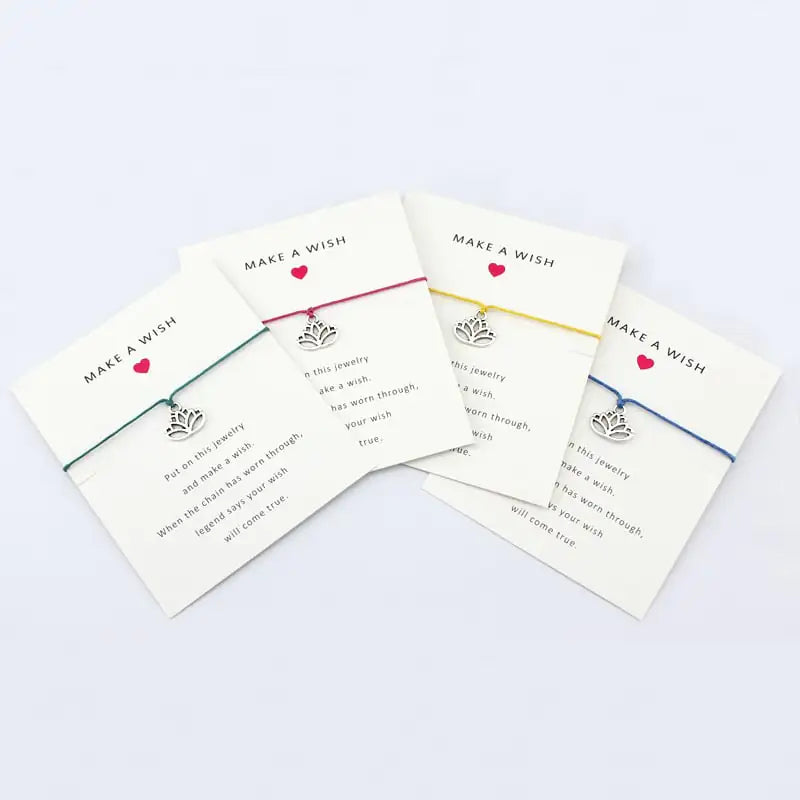 Infinity Wish Bracelet - DOG Blessing Card Included