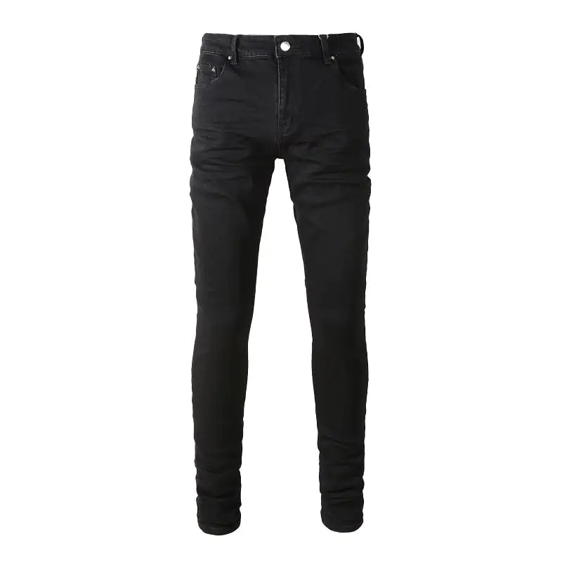 Black Stretch Slim Fit Jeans men
