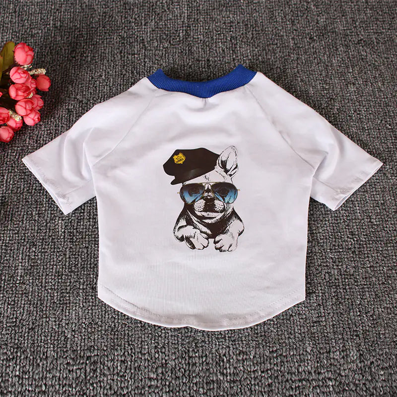 Cotton Two-Legged T-Shirt for Dogs