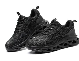 Breathable High Top Sports Sneakers with Blade Design