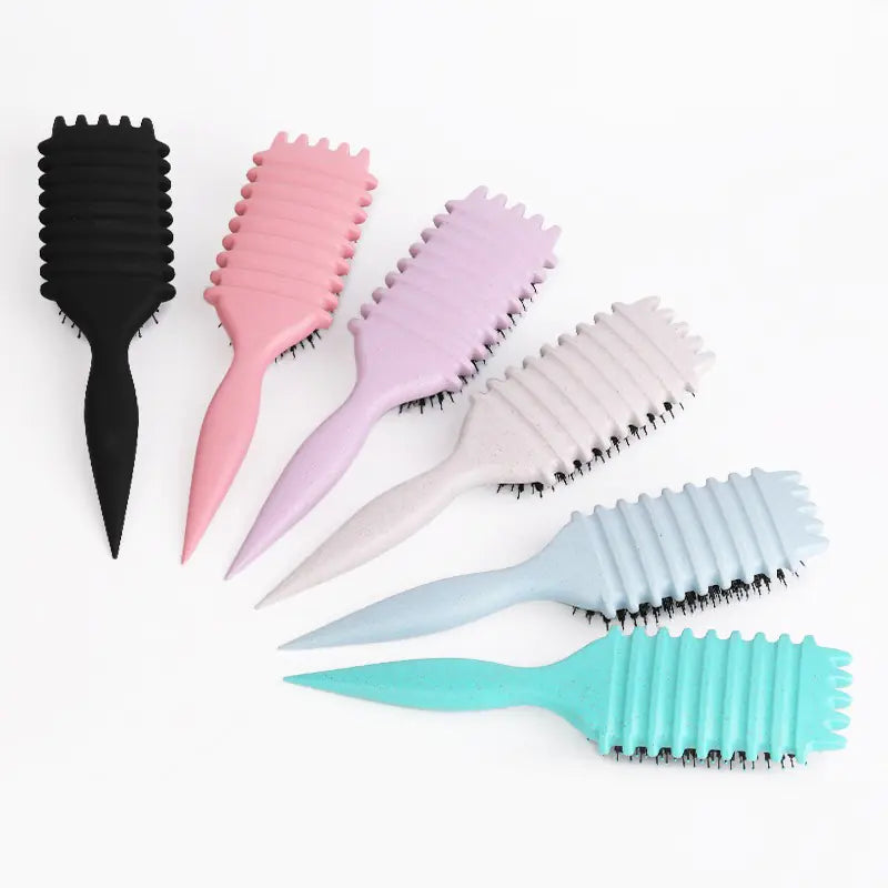 Bounce Shape Round Bristle Hair Brush
