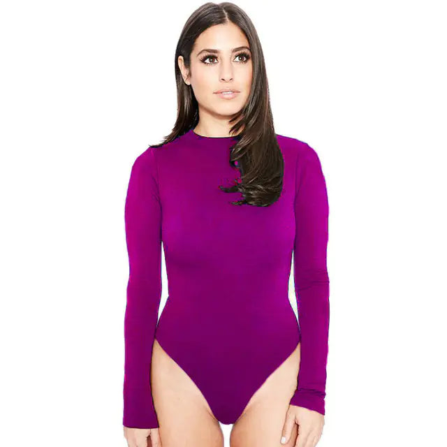 Elegant Slim Long-Sleeved Women's Office Jumpsuit
