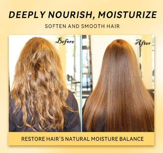 Hair Styling Cream for Straight and Curly Hair, Repair & Smooth Treatment, 30ml