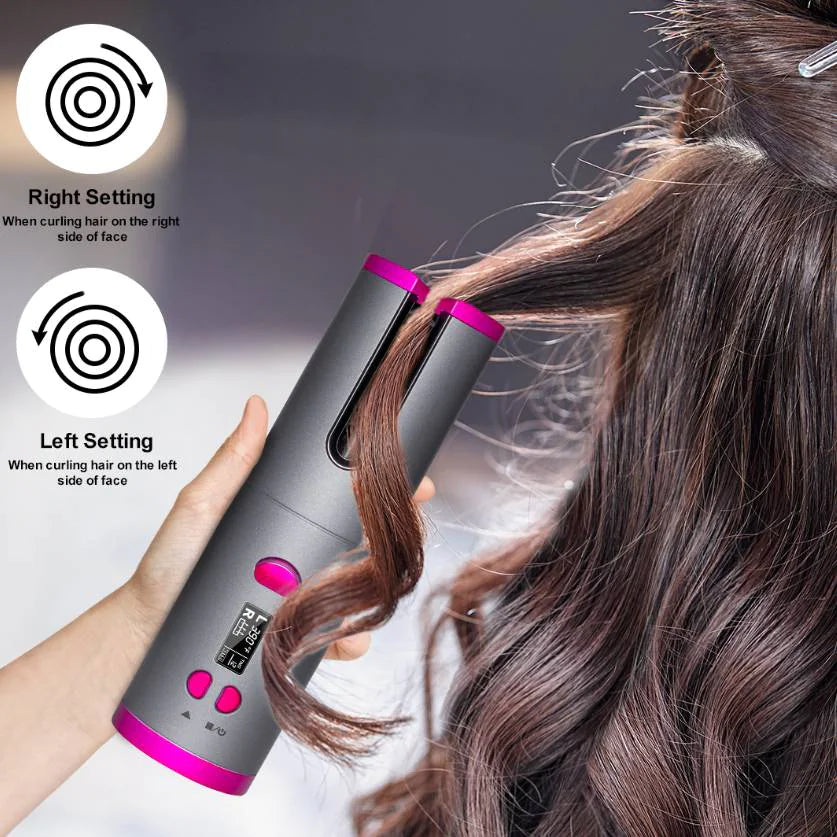 Wireless USB Rechargeable Hair Curler