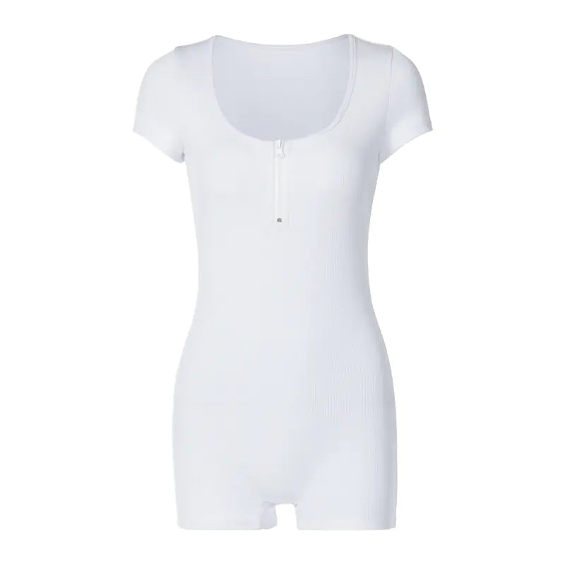 Fall/Winter Zipper Short Sleeve Bodysuit