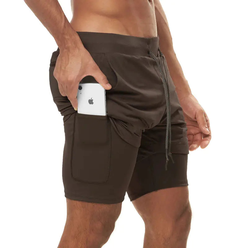 Men's Outdoor Training Shorts with Pockets (Loose Fit)