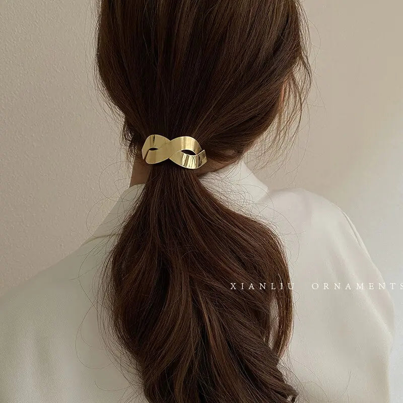 Elastic Metal Hair Ties and Accessories