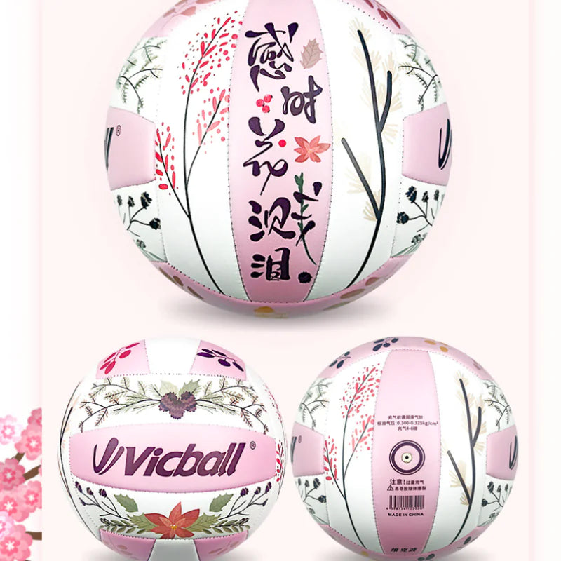 Size 5 PVC Soft Volleyball for Girls Training