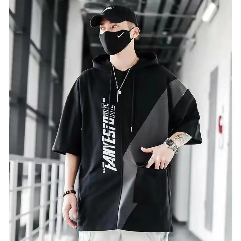 Loose Men's Sweater - Fashion Trend Street Style