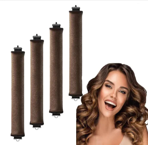 Heat-Free Rubber Hair Curler – 3 Hook Design