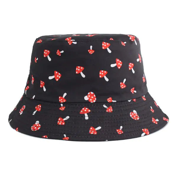 Women's Fisherman Hat with Vegetable Print Pattern