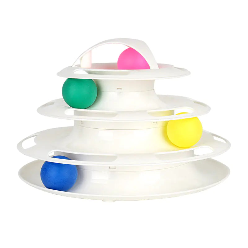 4-Tier Cat Toy Carousel Cat Products