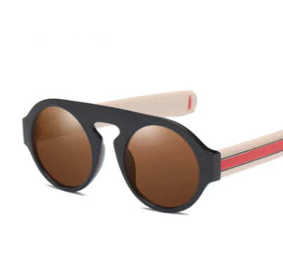 Trendy Round Sunglasses for Men and Women - Three Colors