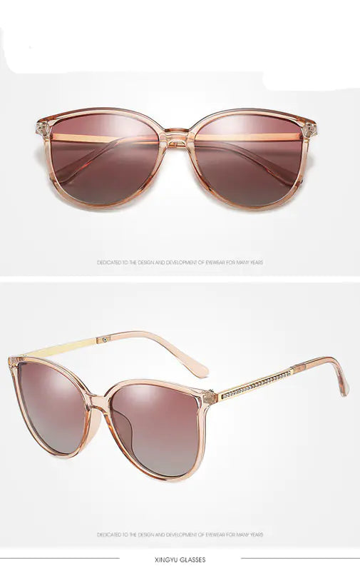 New Women's Polarized Sunglasses Retro Driver Frame