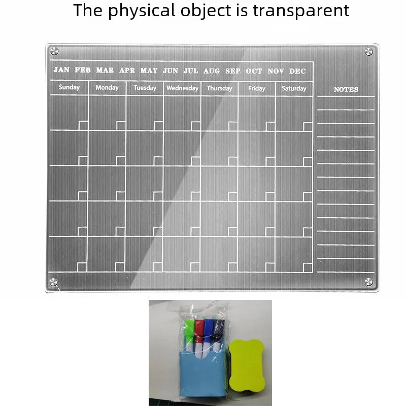 Magnetic Dry Erase Calendar for Refrigerator