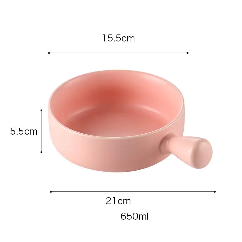 Nordic Style Round Baking Pan for Modern Kitchens