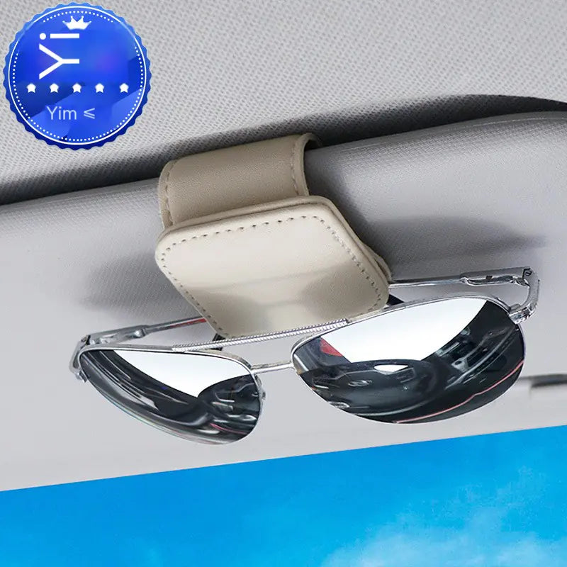Car Sunglasses Clip Holder with Multifunctional Design