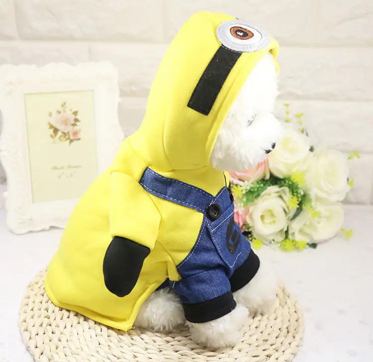 Pets Minion Costume for Dogs and Cats