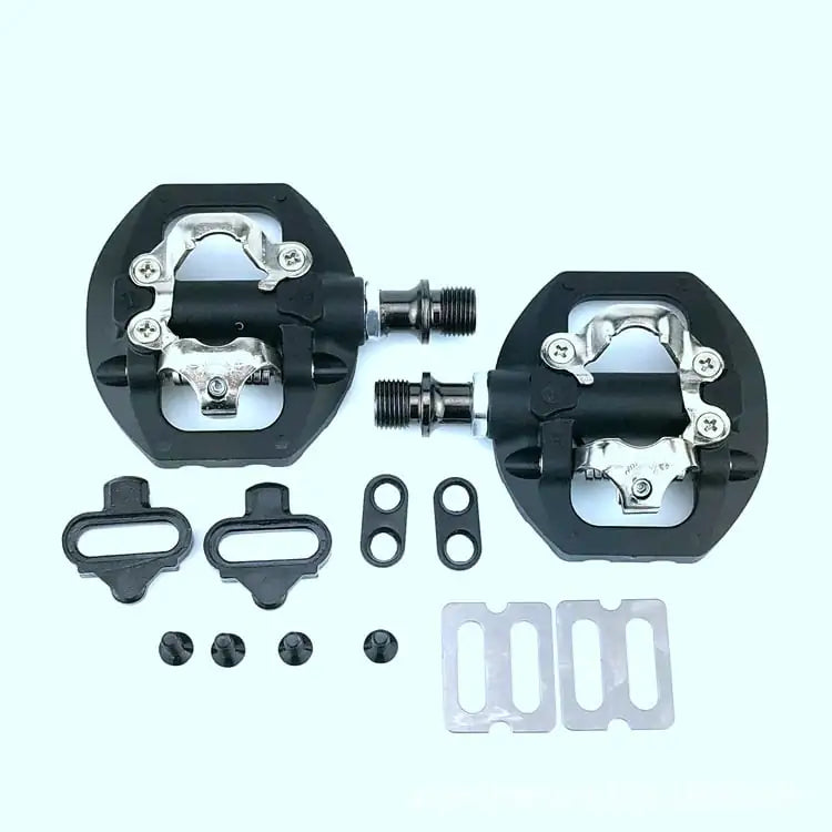 Dual Lock Foot with Lock Plate for Mountain Bikes