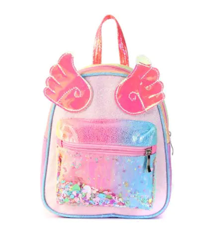 Fashionable Backpack with Wings - Student Rucksack