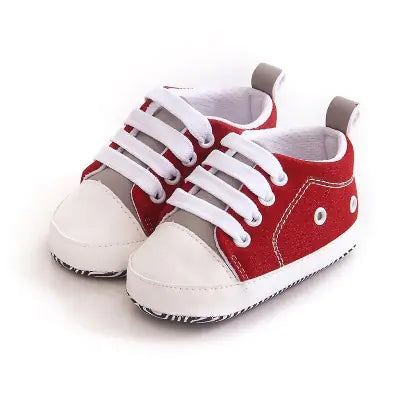 Baby Casual Canvas Shoes with Non-Slip Soft Sole (0-9M)