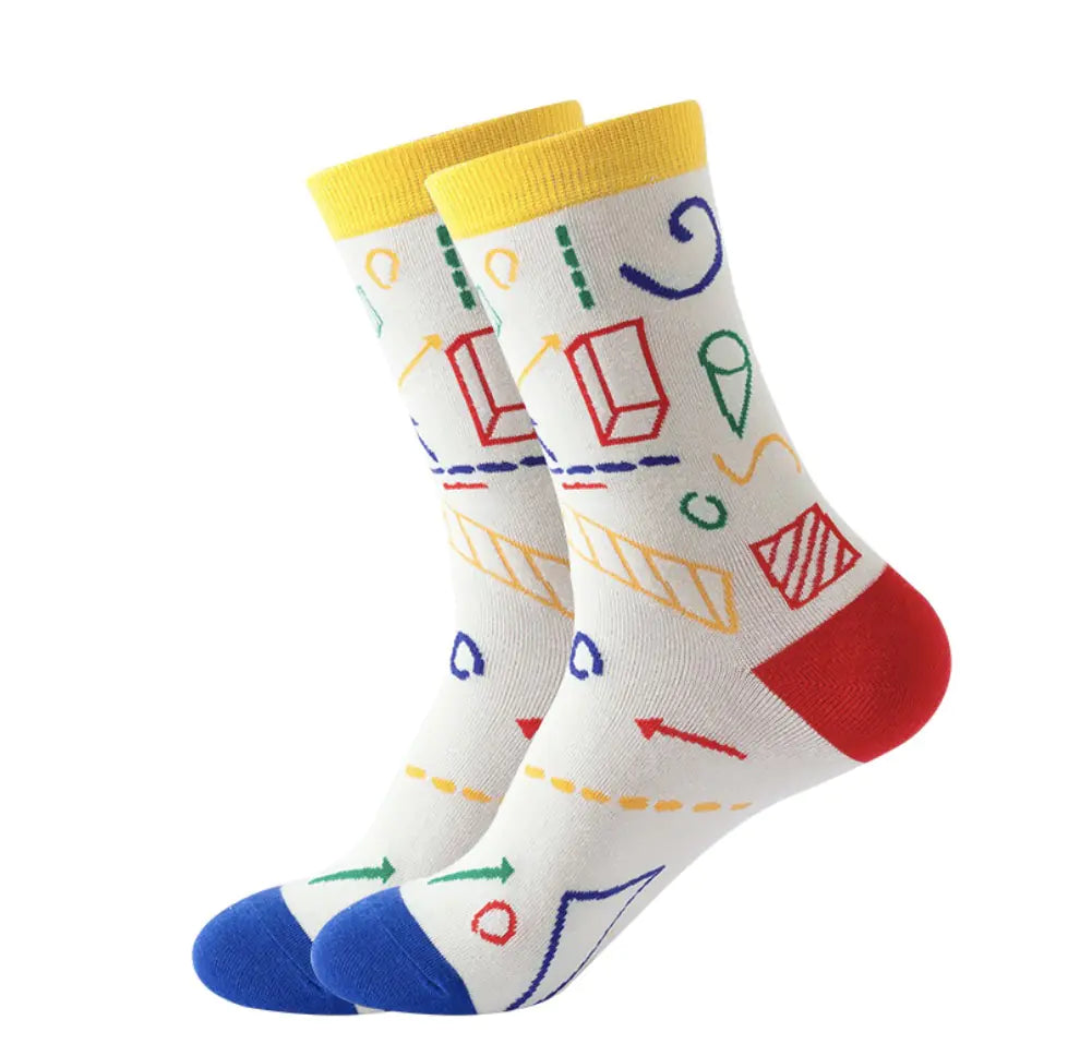 Funny British Style Casual Socks for Men