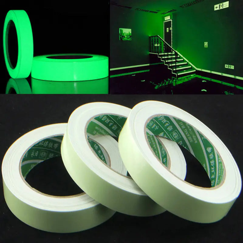Glow in the Dark Tape and PET Strips