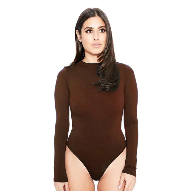 Elegant Slim Long-Sleeved Women's Office Jumpsuit