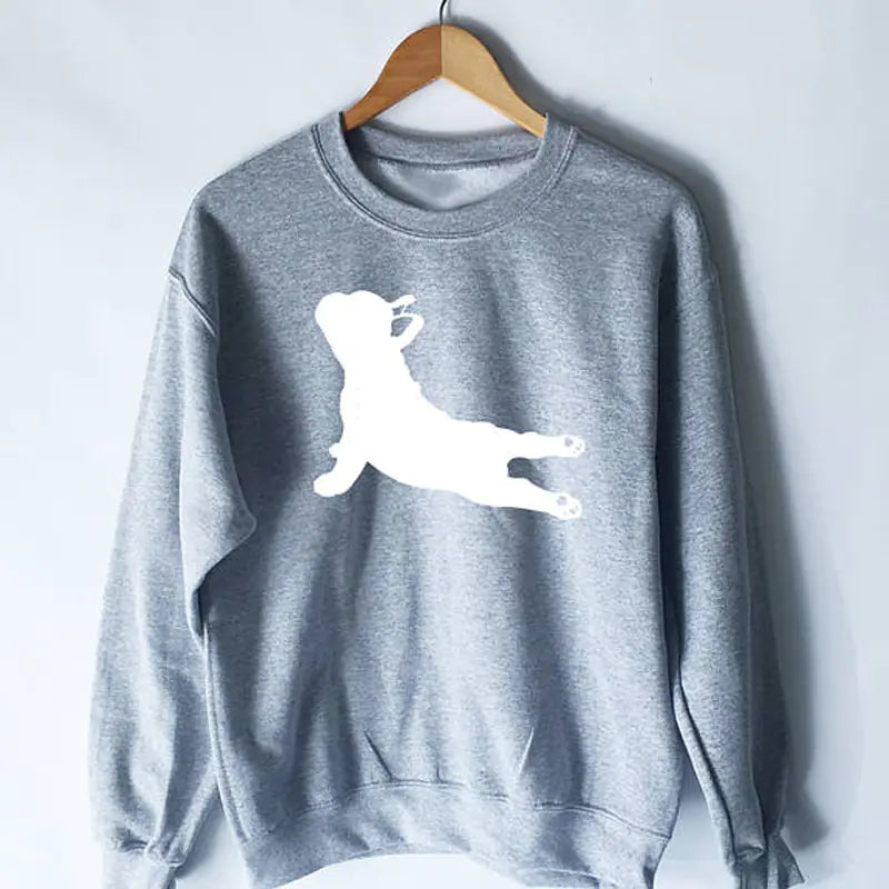 French Bulldog Yoga Pose Sweatshirt