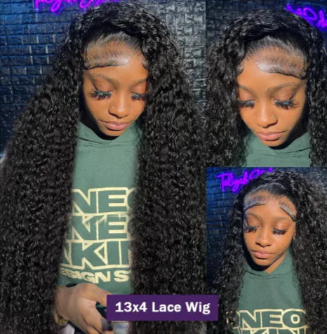Human Hair Wig with Headband