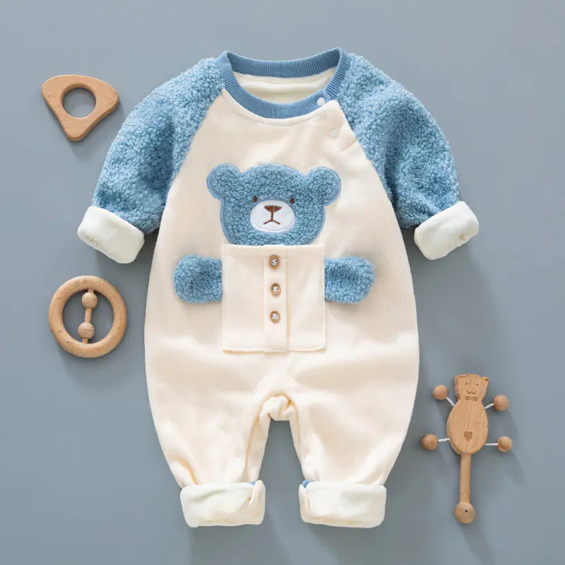 Fleece Warm Romper for Newborns