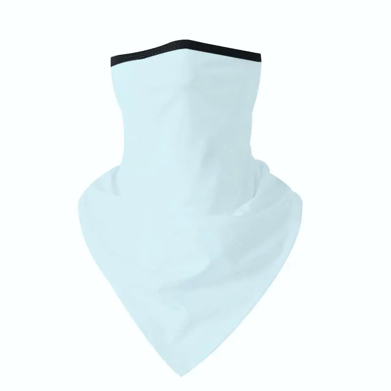 Summer Ice Silk Triangular Scarf Mask for Outdoor Cycling
