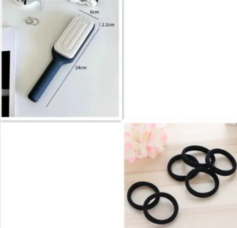 4-in-1 Self-Cleaning Hair Brush