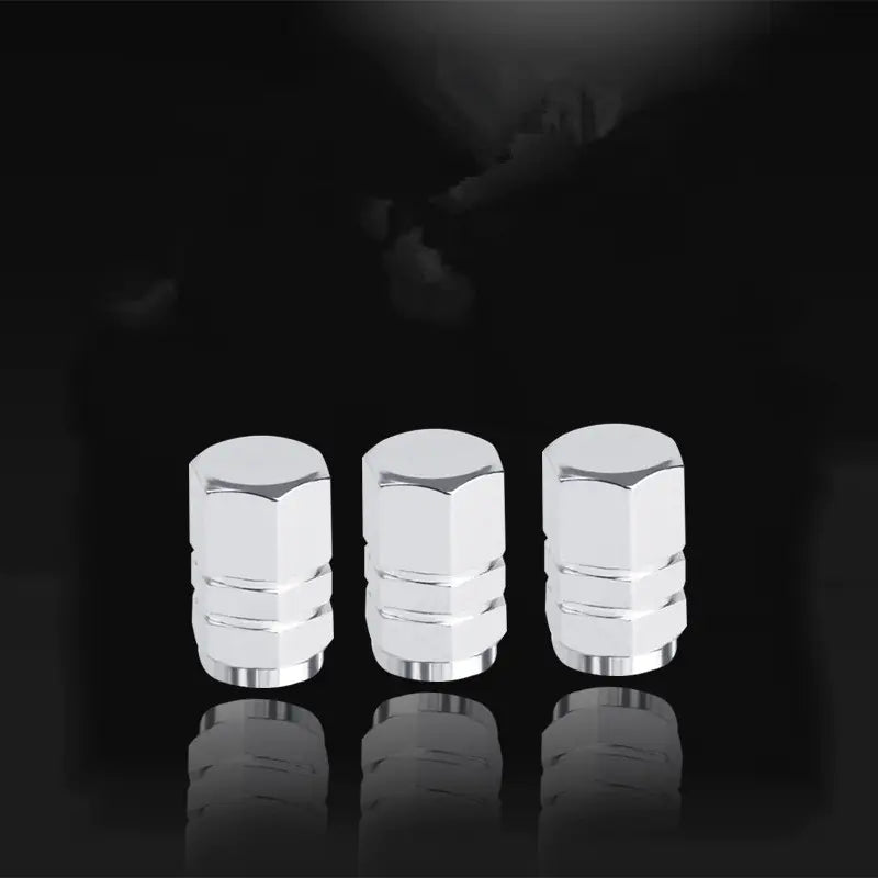 Aluminum Alloy Car Valve Caps - Set of 4