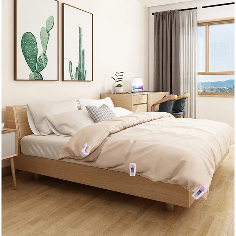 6-Piece Non-Slip Duvet Cover Clips for Sheets