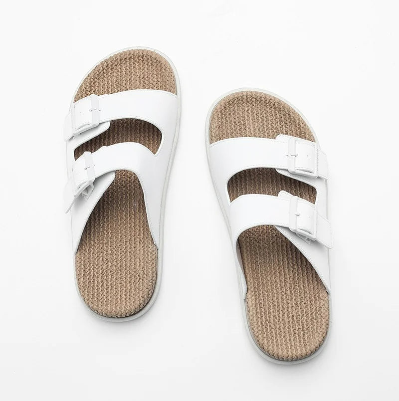 Men's Versatile Flat Anti-Slip Cork Summer Slippers