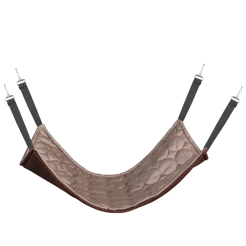 Double-sided Hanging Cat Hammock with Iron Cage Mat